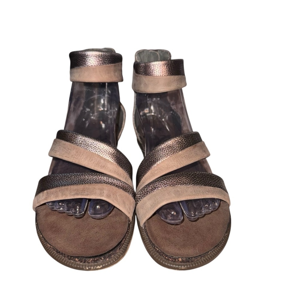 OTBT Souvenir Leather Comfort Sandals Zip Back Walking Shoes 8.5‎ Boho travel - Picture 3 of 7